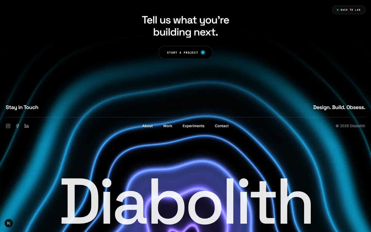 Echo — Typographic Study experiment by Diabolith