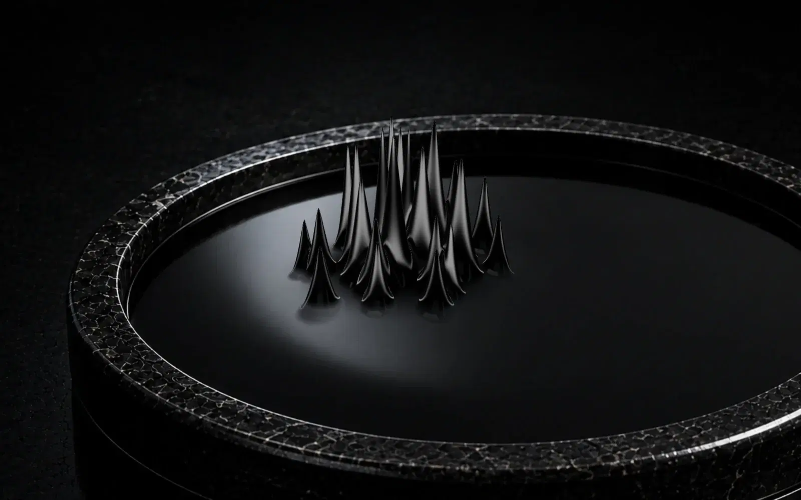 The Field — Interactive WebGL experiment by Diabolith