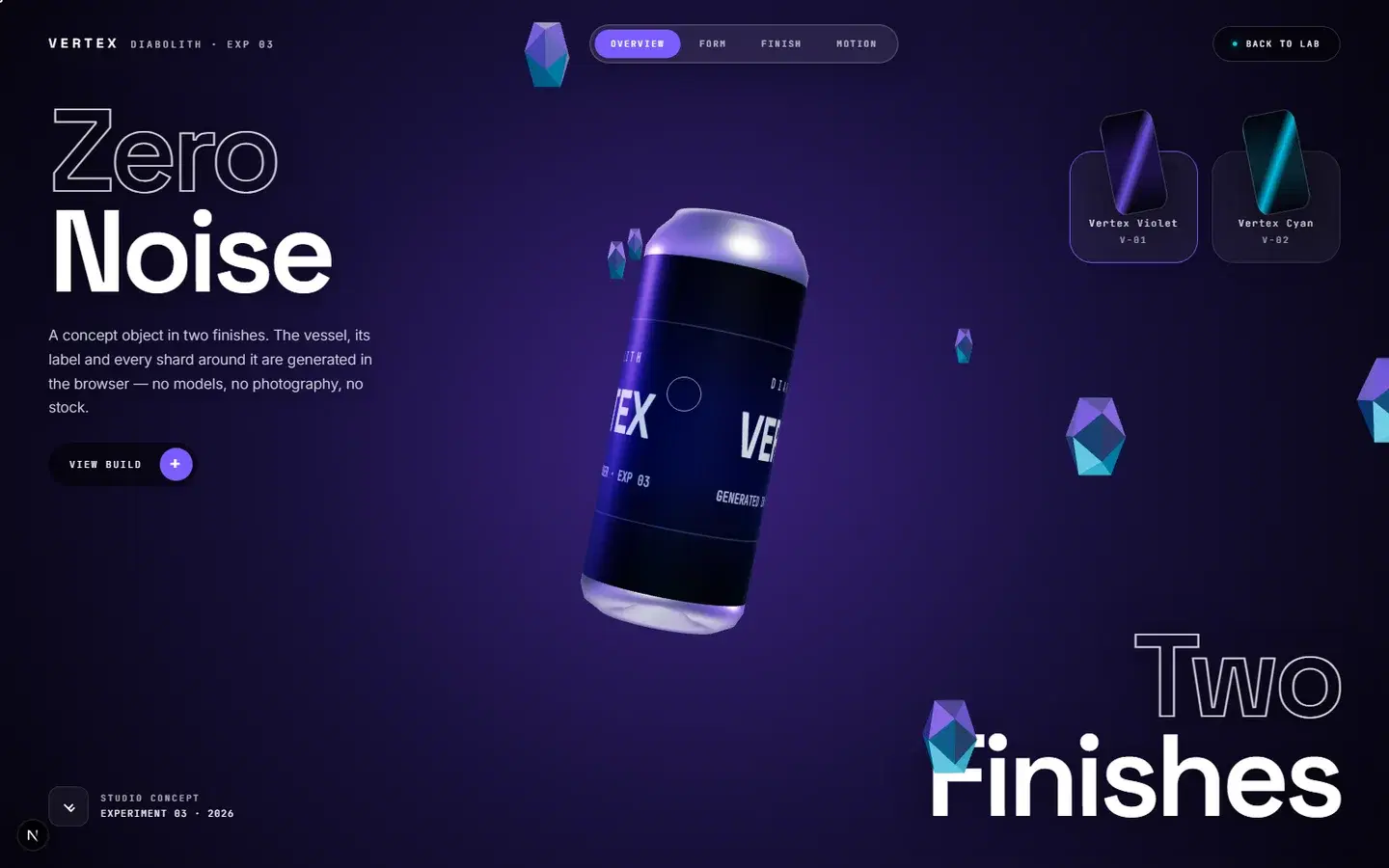 Vertex — Product Concept experiment by Diabolith